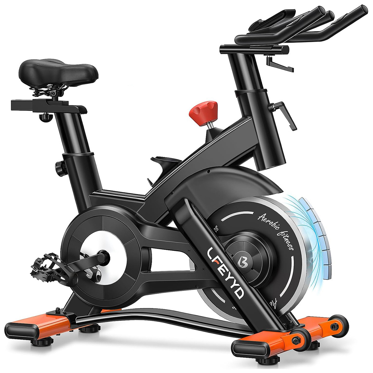 Exercise Bike Magnetic Resistance - Pooboo Exercise Bike, 400LB Magnetic Stationary