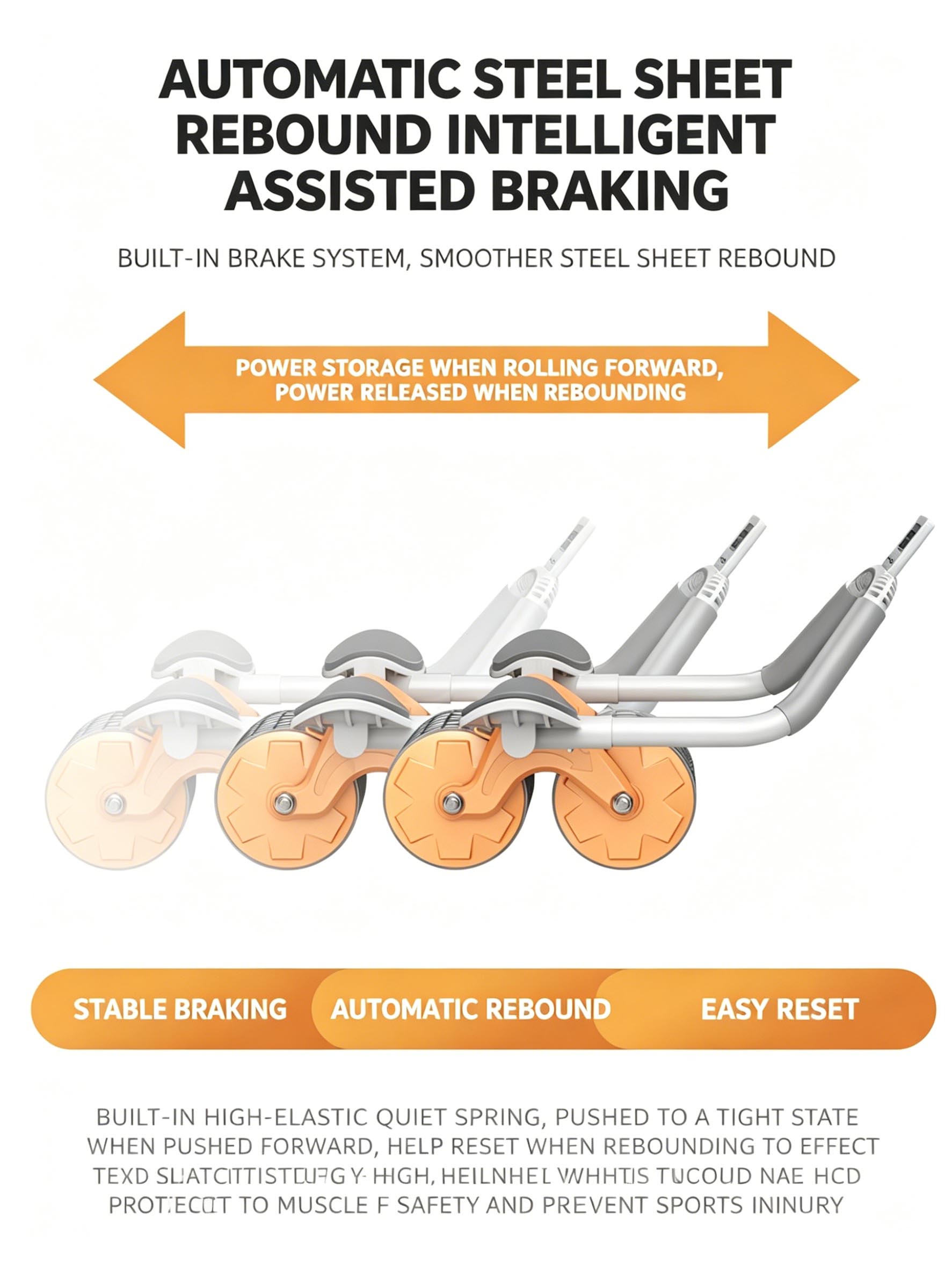 Elbow Support Abdominal Roller - Ab Roller Wheel With Elbow Support recension och pris