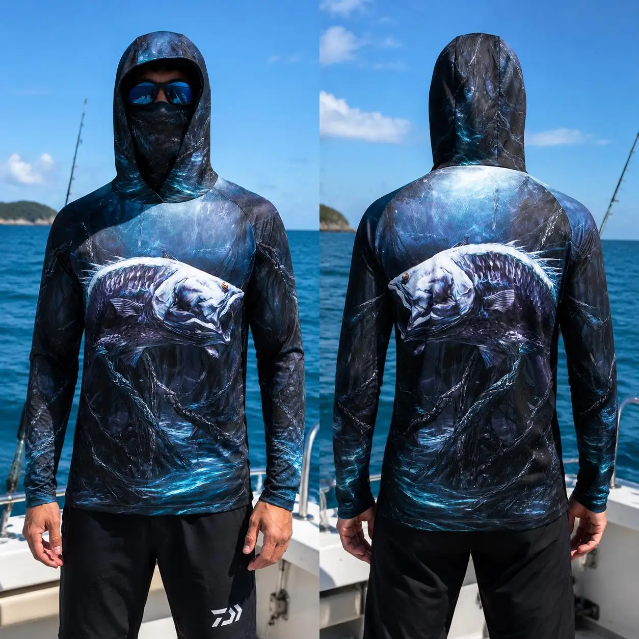 Mens Fishing Hooded Shirt UPF5 - Fishing recension och pris